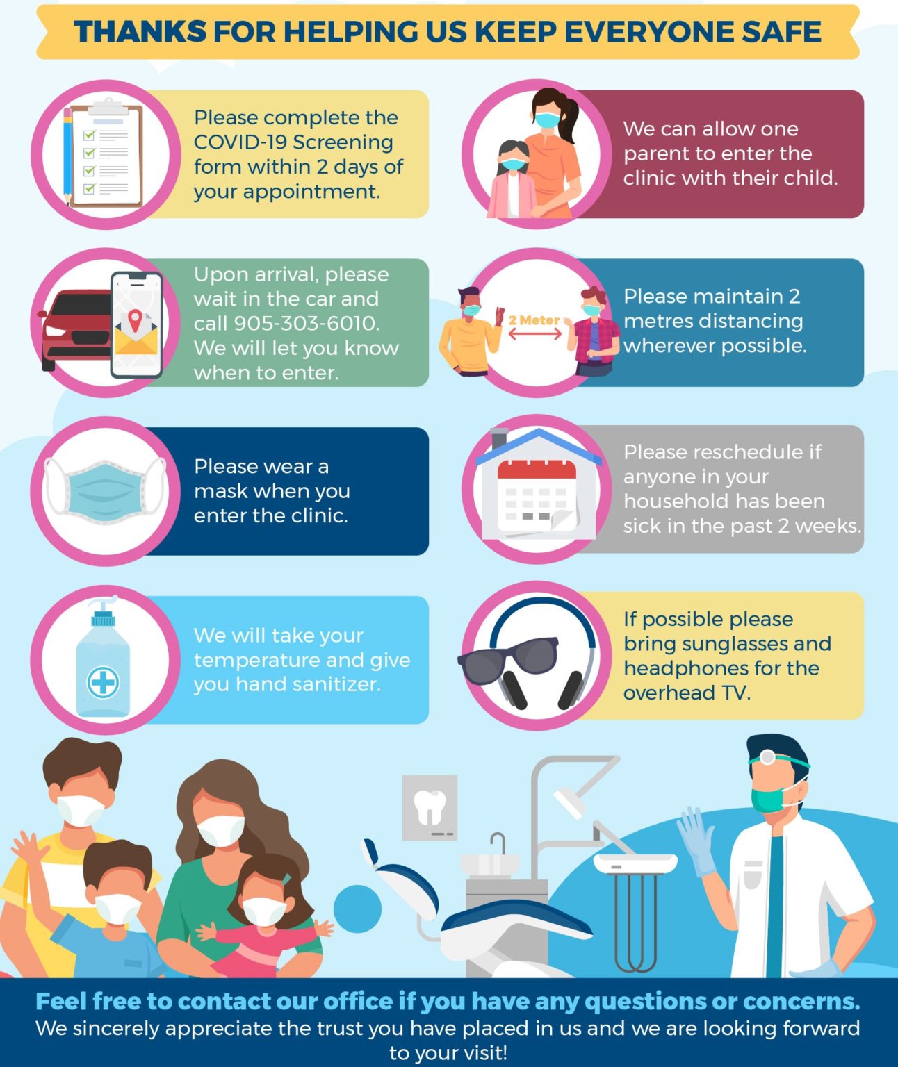 Covid-19 Safety Protocols | Vaughan Children's Dentistry